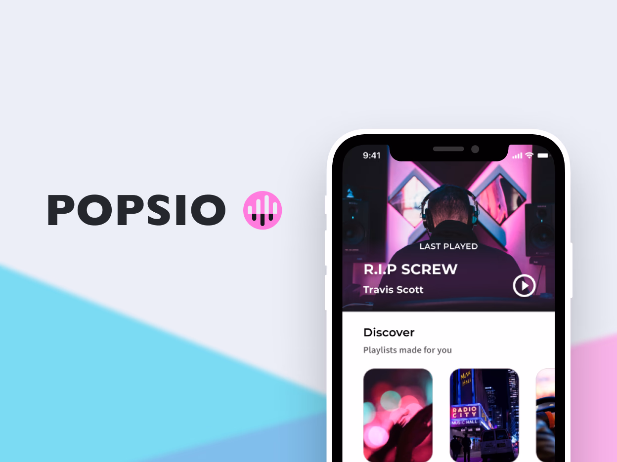 DesignLab, Popsio Music Discovery
